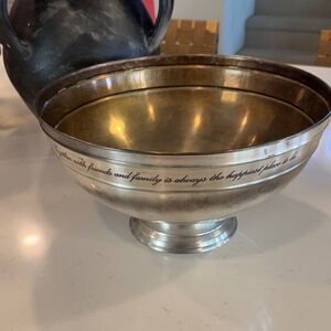 Pottery Barn Antique Silver Serving Bowl